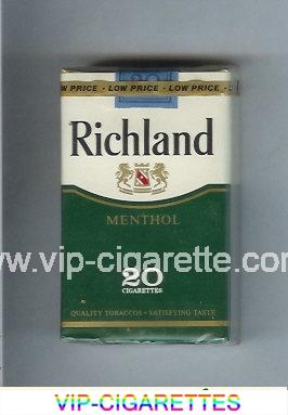 Richland Menthol cigarettes soft box