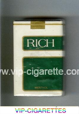 Rich Menthol cigarettes soft box