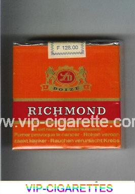 Richmond 25 cigarettes orange and red soft box