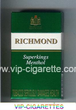 Richmond Superkings Menthol 100s cigarettes hard box