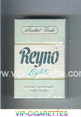 Reyno Menthol Fresh Lights cigarettes hard box