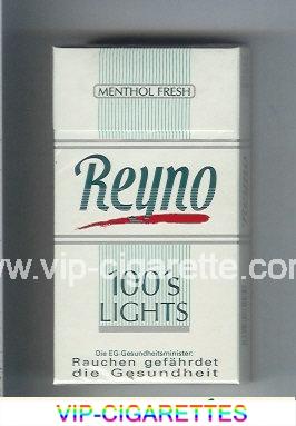 Reyno 100s Lights Menthol Fresh cigarettes hard box