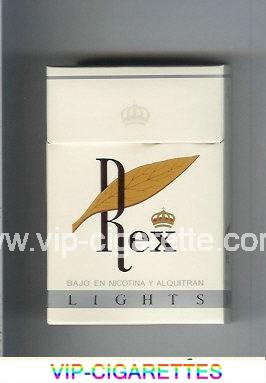 Rex Lights cigarettes hard box