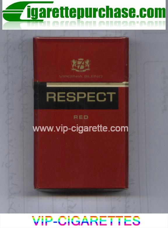 Respect Red cigarettes hard box