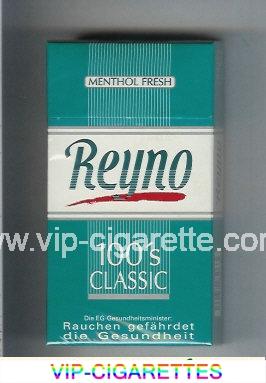 Reyno 100s Classic Menthol Fresh cigarettes hard box