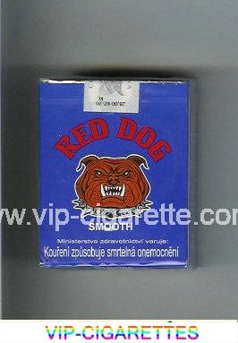 Red Dog Smooth cigarettes blue soft box