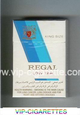 Regal Low Tar cigarettes hard box