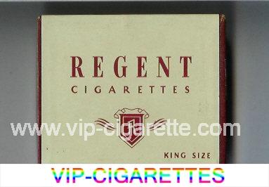 Regent cigarettes wide flat hard box