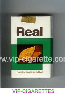 Real Nothing Artificial Added Menthol cigarettes soft box