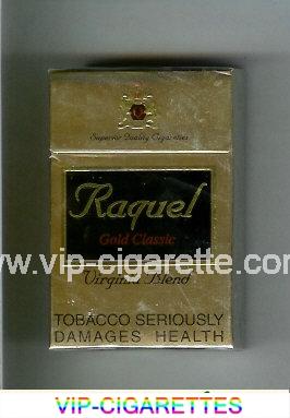 Raquel Gold Classic Virginia Blend cigarettes hard box