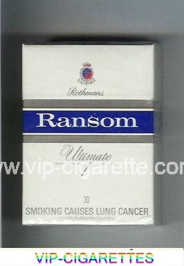 Ransom Ultimate 1 Rothmans 30 cigarettes hard box