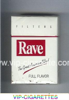 Rave Full Flavor Filters The Great American Blend cigarettes hard box