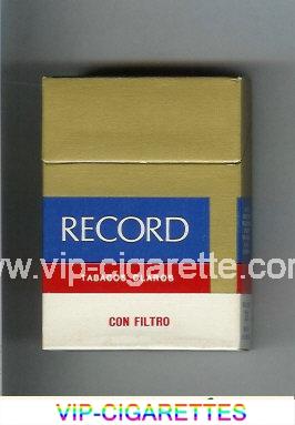 Record Con Filtro cigarettes hard box