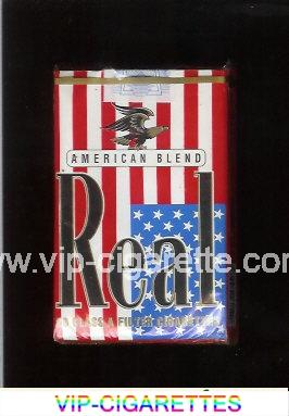 Real American Blend cigarettes soft box