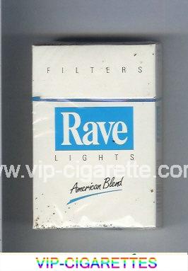 Rave Lights Filters American Blend cigarettes hard box