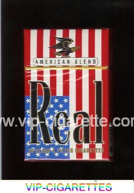 Real American Blend cigarettes hard box