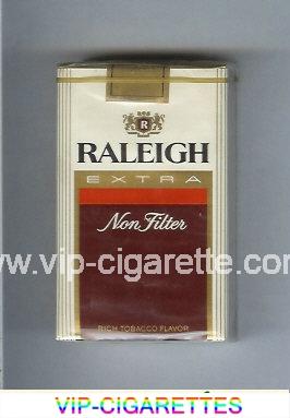 Raleigh Extra Non-Filter cigarettes soft box