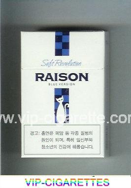 Raison Soft Revolution Blue Version cigarettes hard box