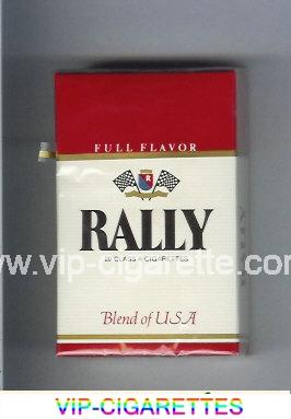 Rally Full Flavor Blend of USA cigarettes hard box