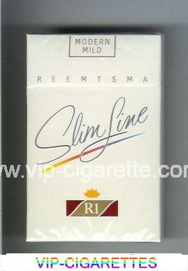 R1 Reemtsma Slim Line Modern Mild 100s cigarettes hard box