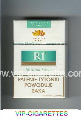 R1 Reemtsma No 1 Minima Fresh American Blend cigarettes hard box