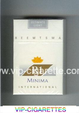 R1 Reemtsma Minima International Ultimate Light cigarettes hard box