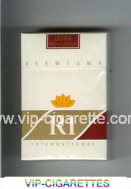 R1 Reemtsma International Ultra Rich Flavour cigarettes hard box