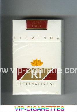 R1 Reemtsma International Ultra Light cigarettes hard box
