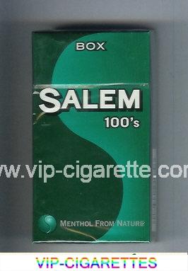 Salem with S 100s cigarettes hard box