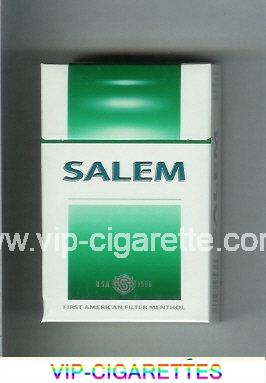 Salem USA 1956 Menthol cigarettes hard box