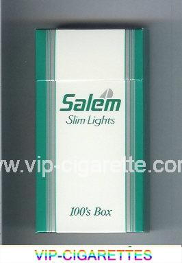 Salem Slim Lights 100s with yacht cigarettes hard box