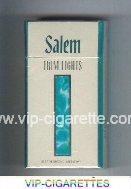 Salem Trim Lights 100s Menthol cigarettes hard box