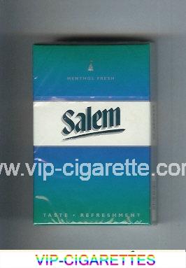 Salem with line Menthol Fresh cigarettes hard box