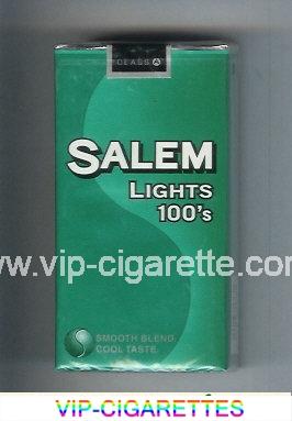 Salem Lights 100s cigarettes soft box