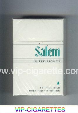 Salem Super Lights Menthol Fresh cigarettes hard box