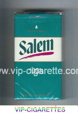 Salem 100s Menthol Fresh with red line cigarettes soft box