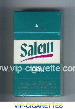 Salem 100s Menthol Fresh with red line cigarettes hard box