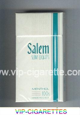 Salem Slim Lights Menthol 100s cigarettes hard box