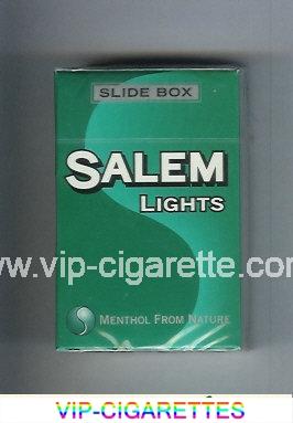 Salem Lights Slide box cigarettes hard box