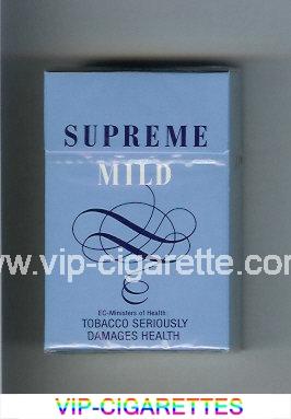Supreme Mild Cigarettes hard box