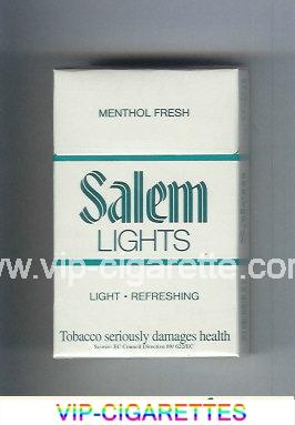 Salem Lights Menthol Fresh cigarettes hard box