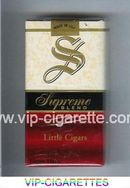 Supreme Blend Little Cigars 100s Cigarettes soft box