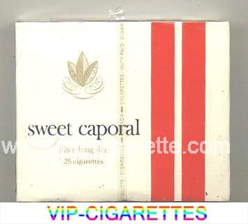 Sweet Caporal Filter 25 Cigarettes hard box