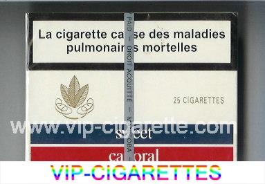 Sweet Caporal 25 Cigarettes wide flat hard box