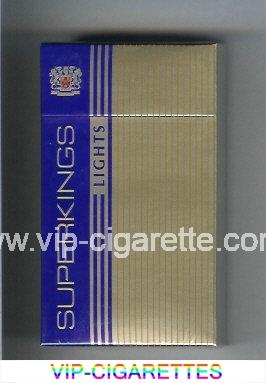 Superkings Lights 100s Cigarettes hard box