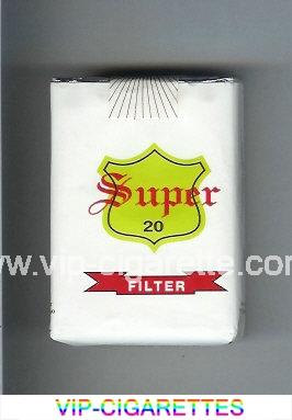 Super 20 Filter Cigarettes soft box