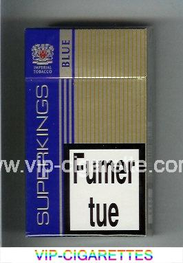 Superkings Blue 100s Cigarettes hard box