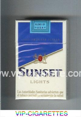 Sunset Lights Cigarettes hard box