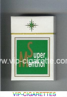 Super Menthol Cigarettes hard box