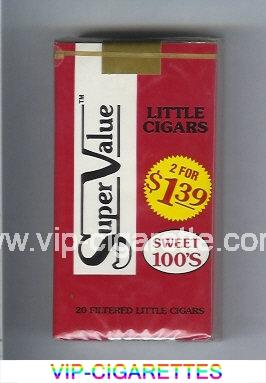 Super Value Sweet 100s Little Cigars Cigarettes soft box